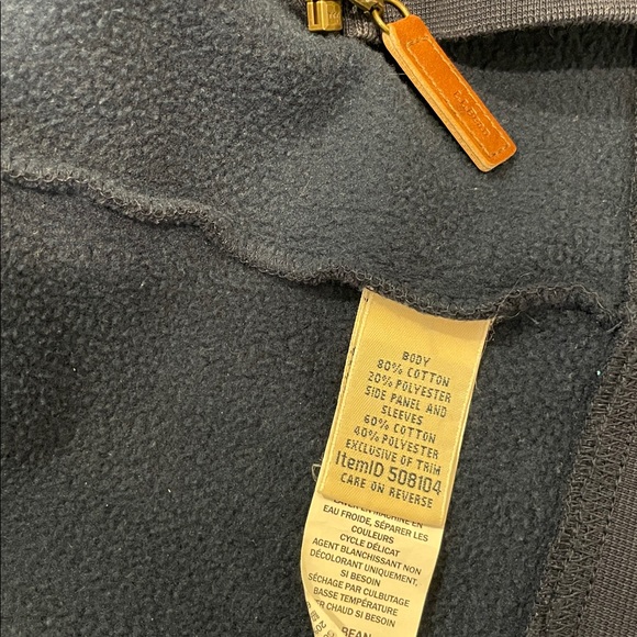 L.L. Bean Navy Blue Quilted Jacket - Picture 8 of 9